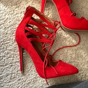 Red Stella Heels